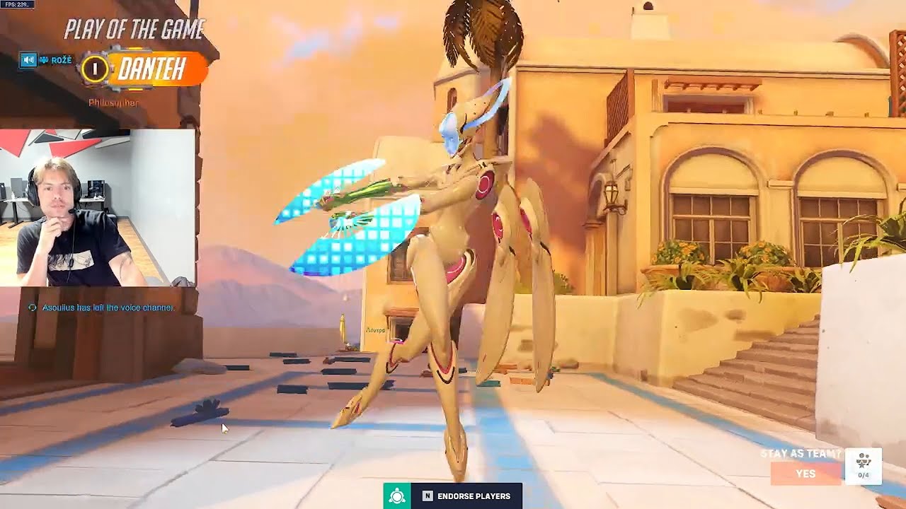 POTG! ECHO OP! TOP 500 ECHO! DANTEH ECHO GAMEPLAY OVERWATCH 2 SEASON 18