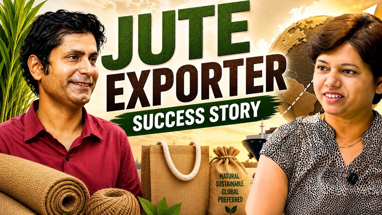 Jute Exporter Success Story I Start Export with Rs.10000/- I KDSushma