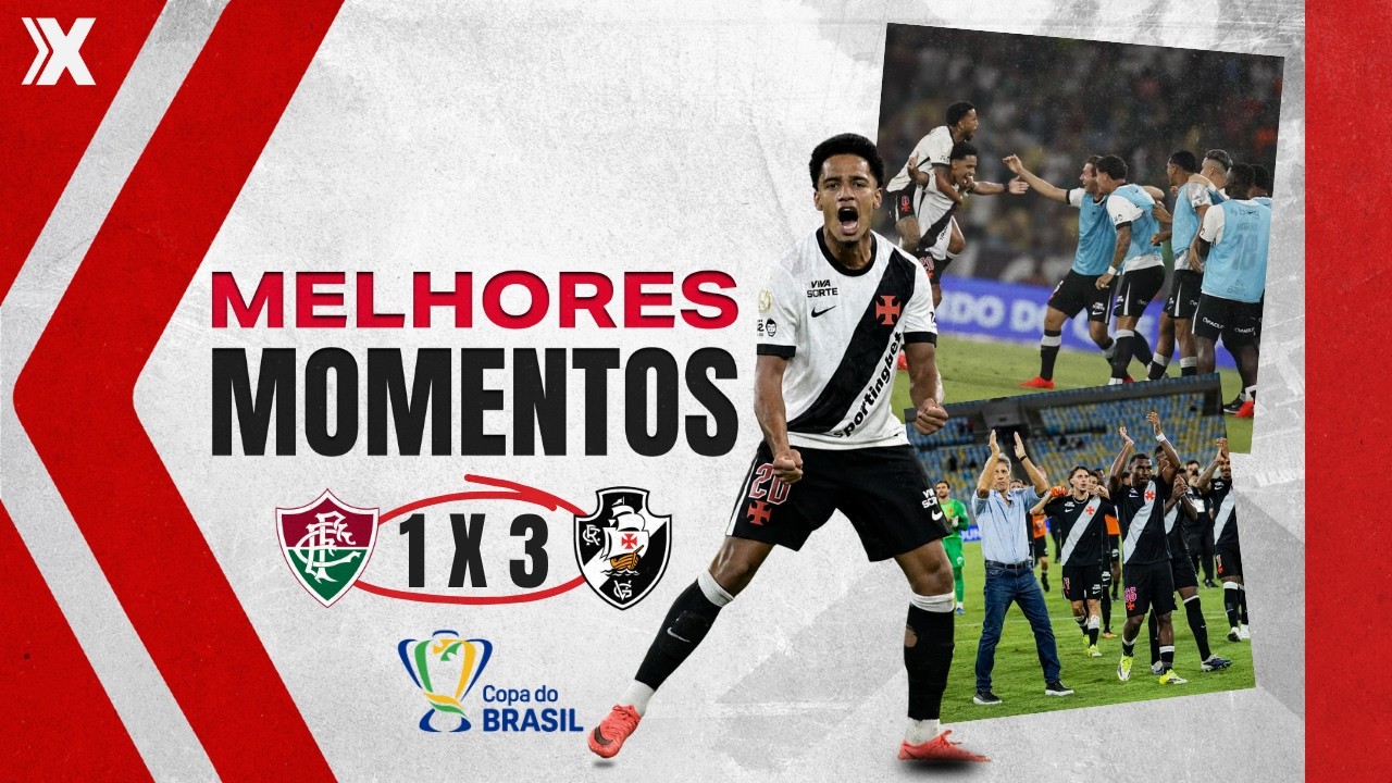FLUMINENSE 1 X 3 VASCO | MELHORES MOMENTOS | OITAVAS DE FINAL - COPA DO BRASIL