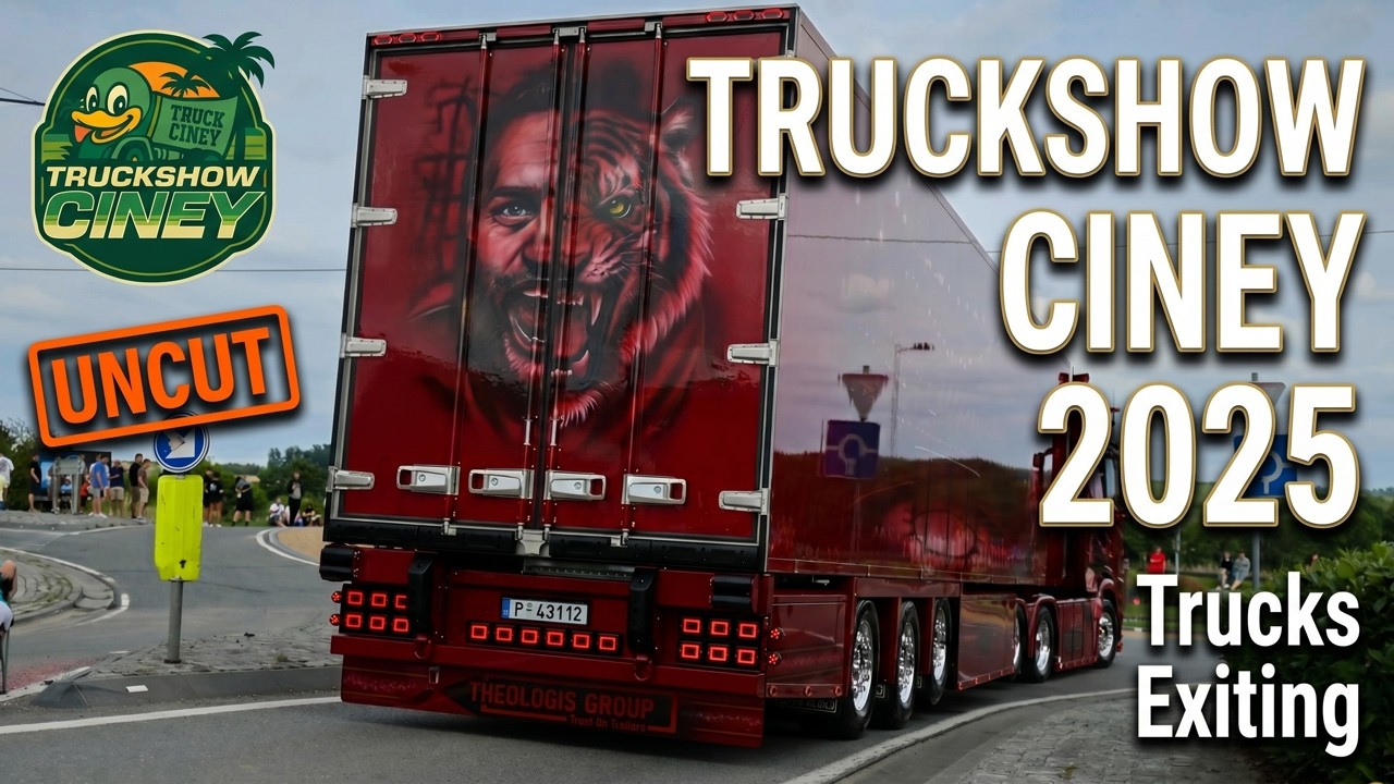 The Loudest Truck Exit EVER? Truckshow Ciney 2025 Was WILD! (UNCUT)