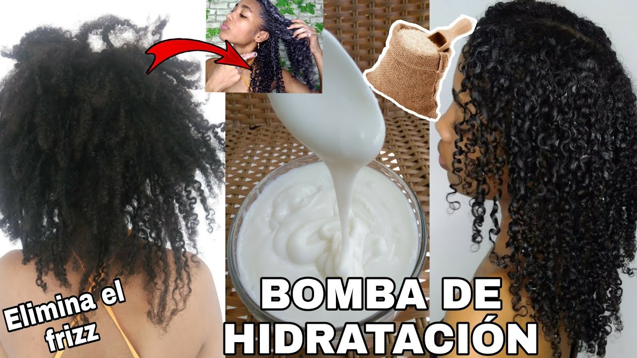 MASCARILLA NUTRITIVA HIDRATANTE DE ARROZ PARA PELO AFRO RESECO Y MALTRATADO 💦|Rachell Santos