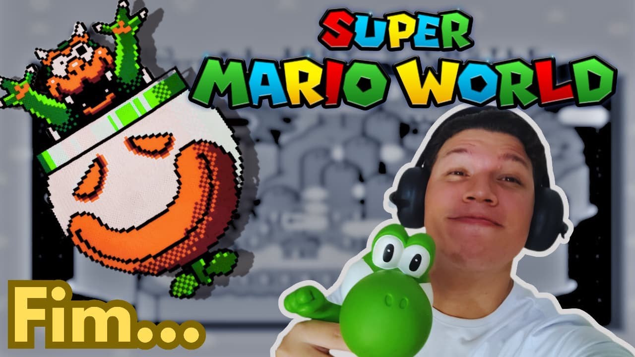 Minha Primeira Vez Zerando Super Mario Word | O IMPOSSÍVEL ACONTECEU😱💚