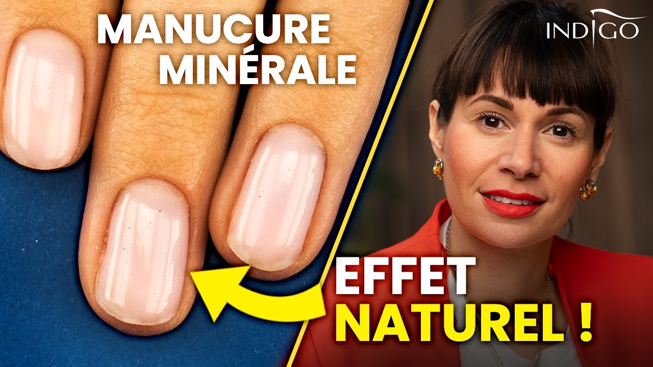 MANUCURE HYBRIDE RAPIDE avec BASE MINÉRALE!  Aspect classique étape par étape