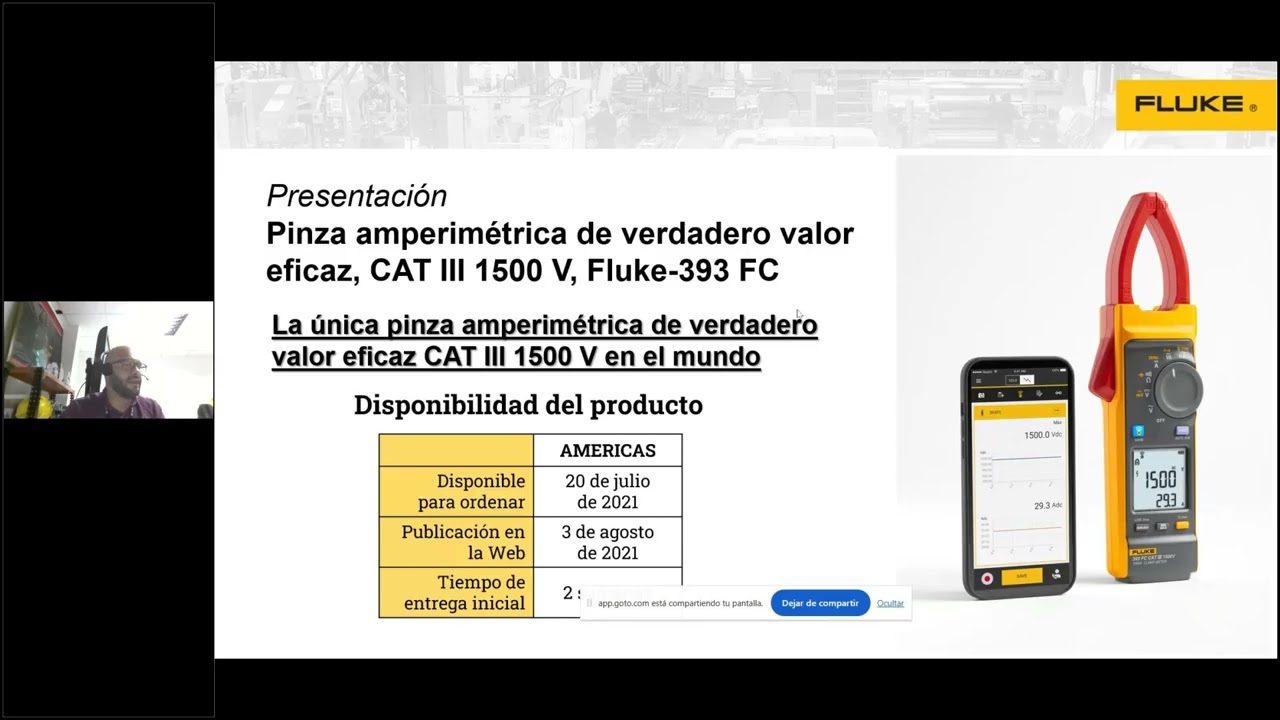 Webinar  ¿Como escoger una Pinza Amperimétrica según sus características técnicas y de seguridad