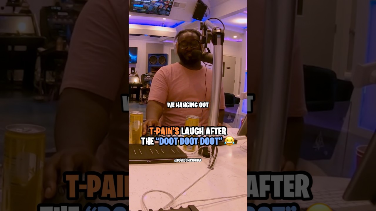 Bros impression of 70&rsquo;s hiphop had TPain laughing like Woody from Toy Story 🤣(nappyboyradiopodcast)
