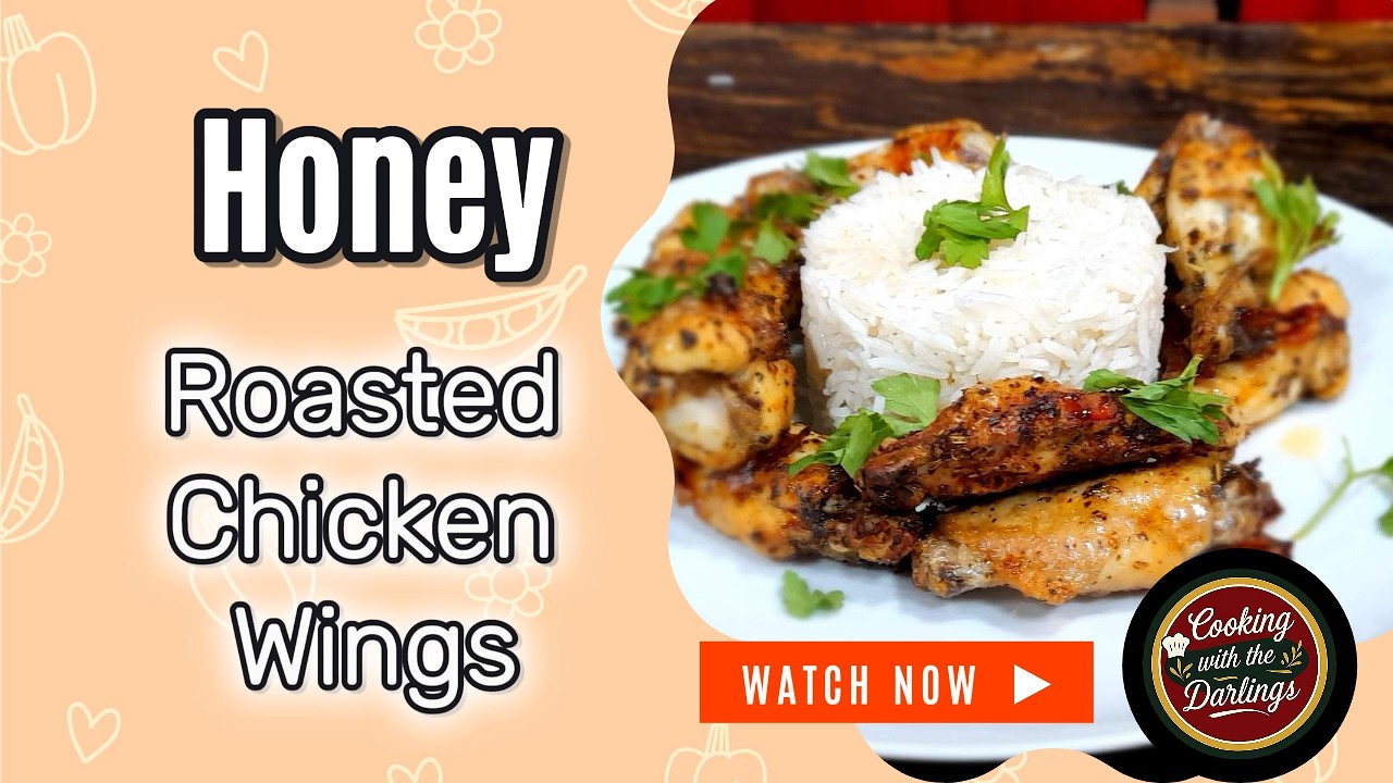 Honey Roasted Chicken Wings | Easy Oven-Baked Recipe