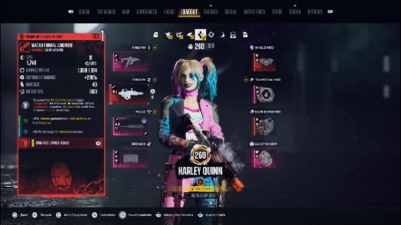 Harley Quinn Punish/Burn Build - Suicide Squad Kill The Justice League 2025