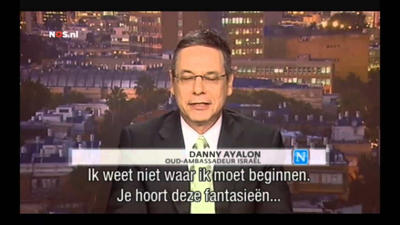 Danny Ayalon Debates Iranian Professor on Dutch TV