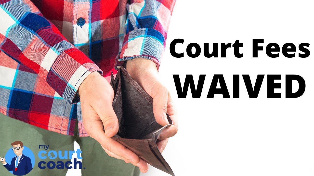 Avoid Paying the Court Filing Fees in CA Family Court (Forms FW-001 and FW-003)