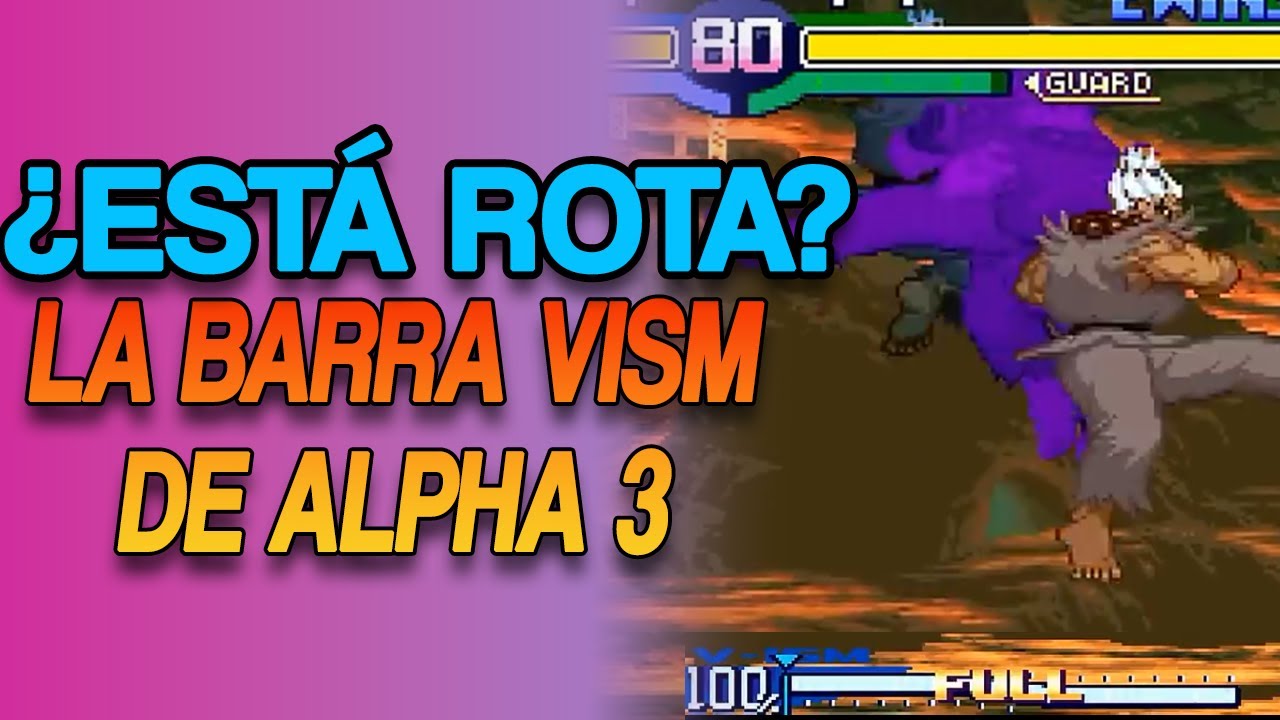 ¿ESTÁ ROTA LA BARRA V ism DE ALPHA 3?