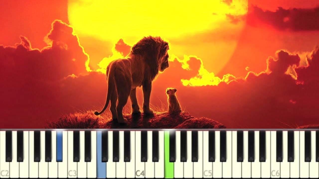 Circle of Life/Nants' Ingonyama - Piano Tutorial - The Lion King 2019