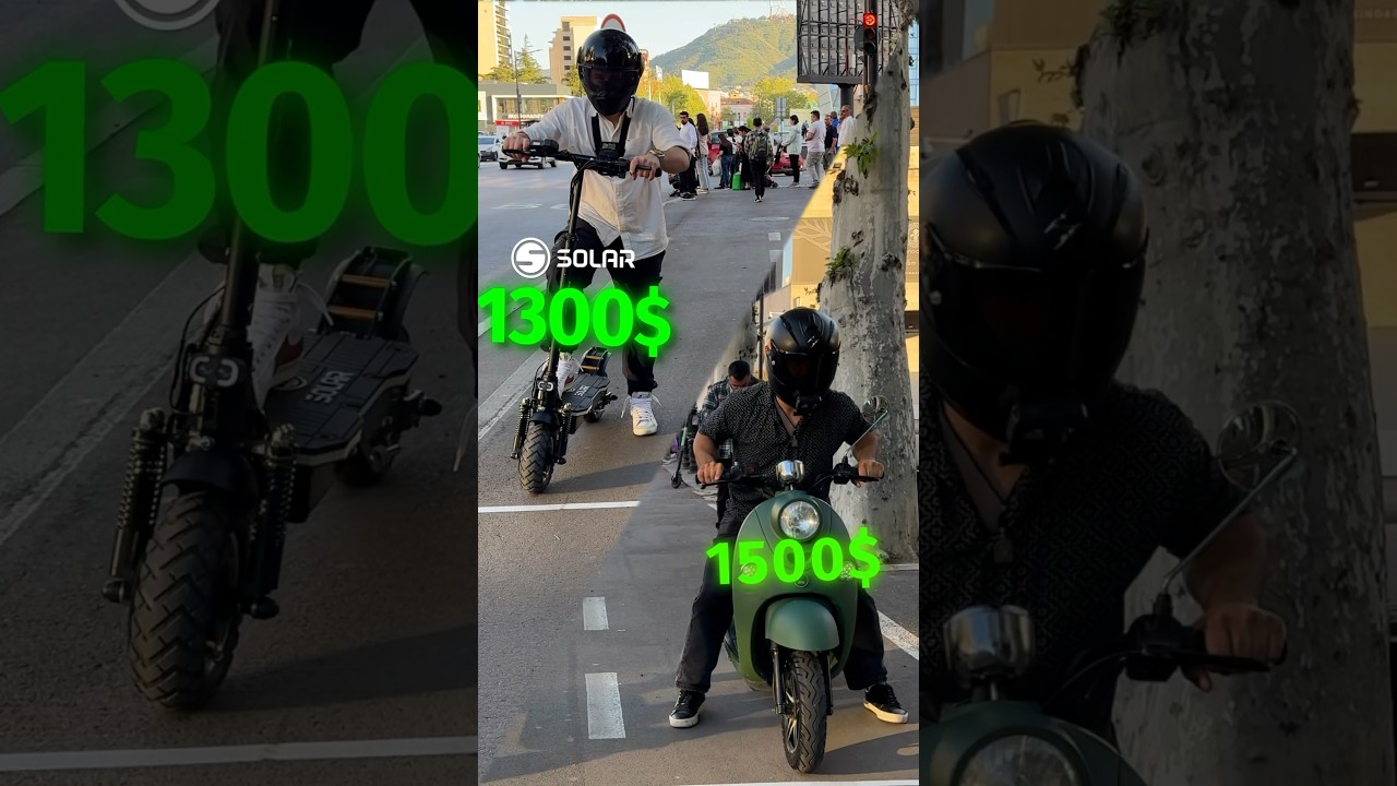 Электромопед за 1500 долларов против электроскутера за 1300 долларов! 🏁 Оставьте комментарий, как...