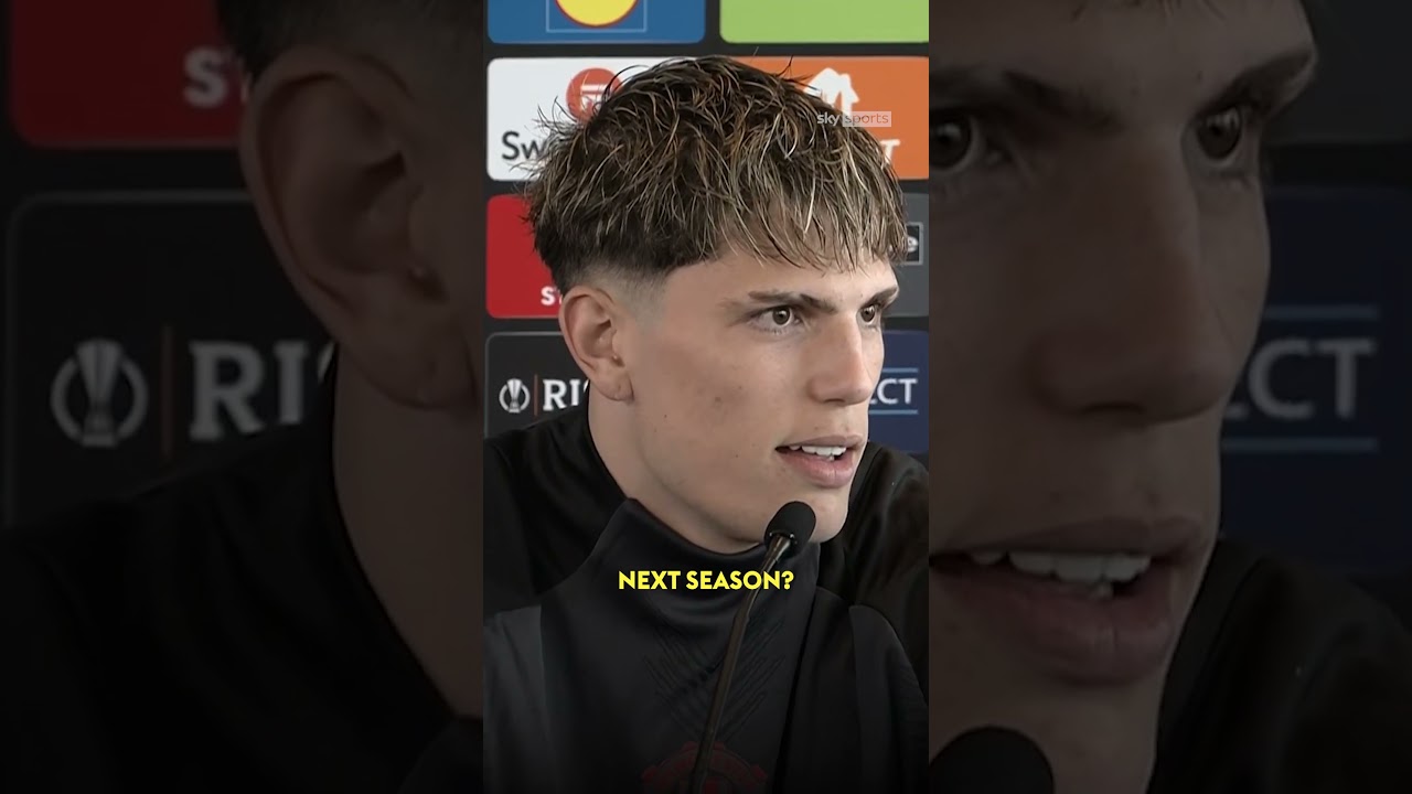 Alejandro Garnacho speaks about his future at Man United 🔴