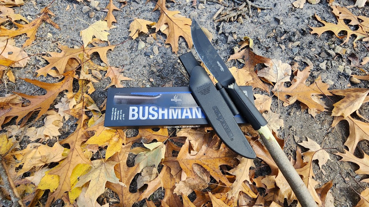 Обзор ножа и копья Cold Steel Bushman! #кемпинг #походы #примитивноеоружие