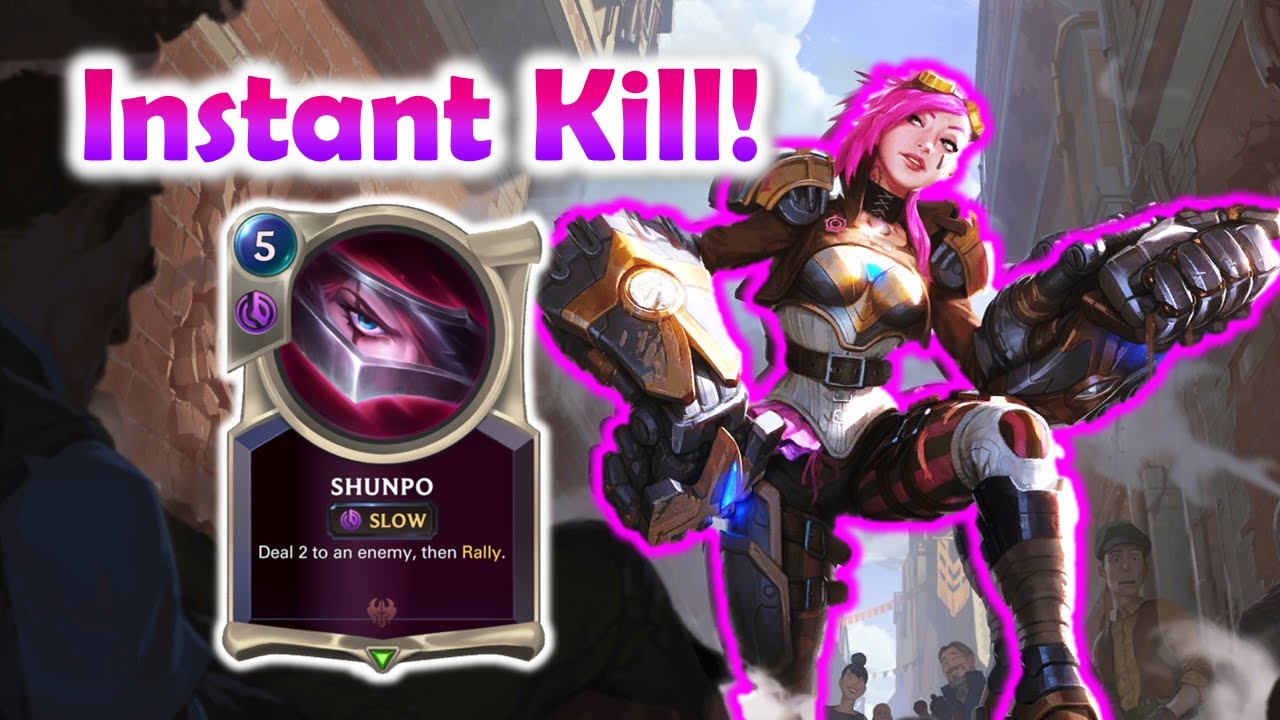 20 Damage One Turn Kill Shunpo Vi! | Draven Vi Deck | Legends of Runeterra
