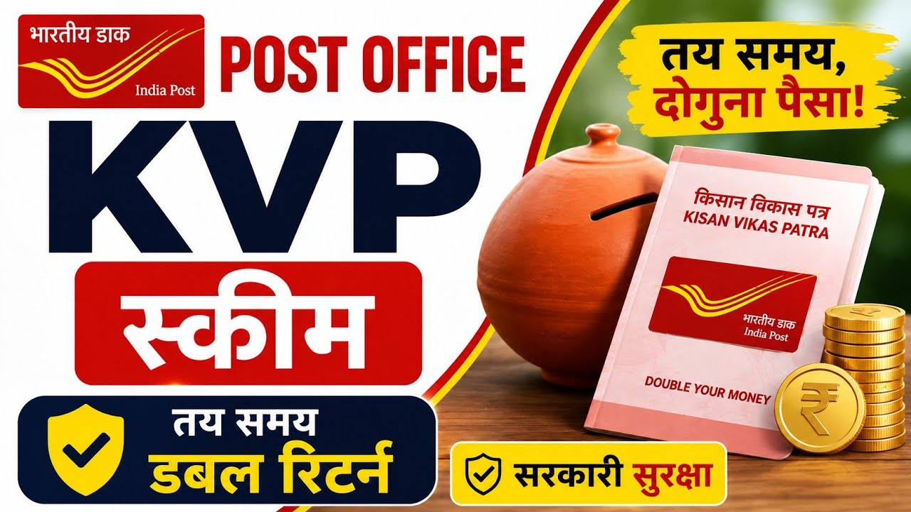 पोस्ट ऑफिस पैसा डबल स्कीम 2026 | Post Office Kisan Vikas Patra Scheme 2026 | Double Money Scheme 