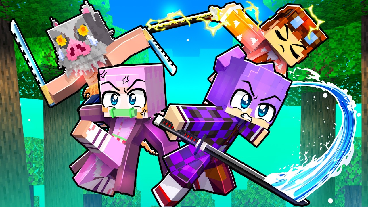 Стань УБИЙЦЕЙ ДЕМОНОВ в Minecraft!