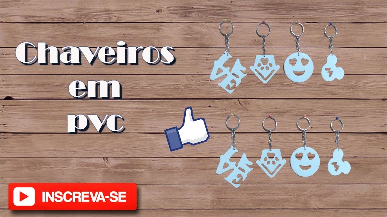 Como fazer chaveiro com pvc