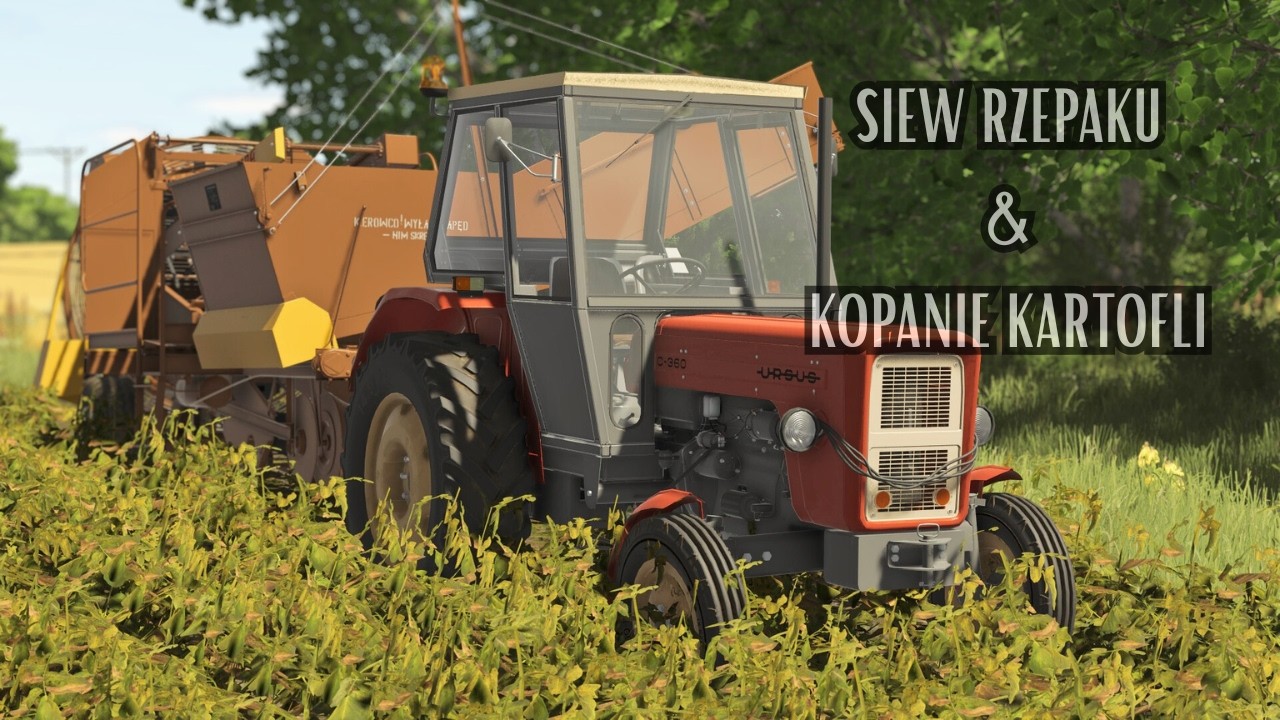 Kopanie Kartofli i Siew Rzepaku 🚜🚨 Farming Simulator 25🚨 Odc.10