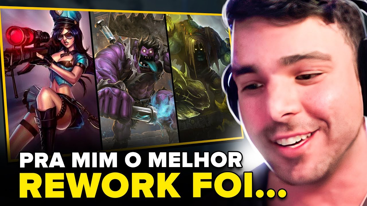 COMO ERAM os CAMPEÕES DO LOL ANTES do REWORK? MINERVA REAGE!