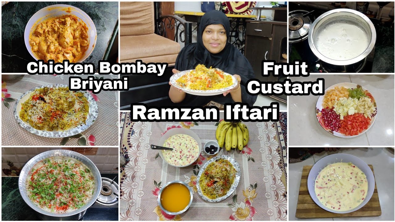 Bombay Briyani | Fruit Custard | Ramzan Iftari Recipe | Best Combination In Iftar | Best Iftar