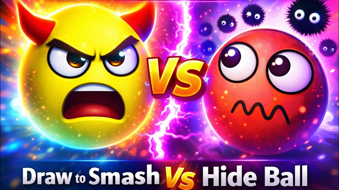 Draw to Smash vs Hide Ball Challenge 🔥 Only 1% Can Win! | HE Gaming Hub