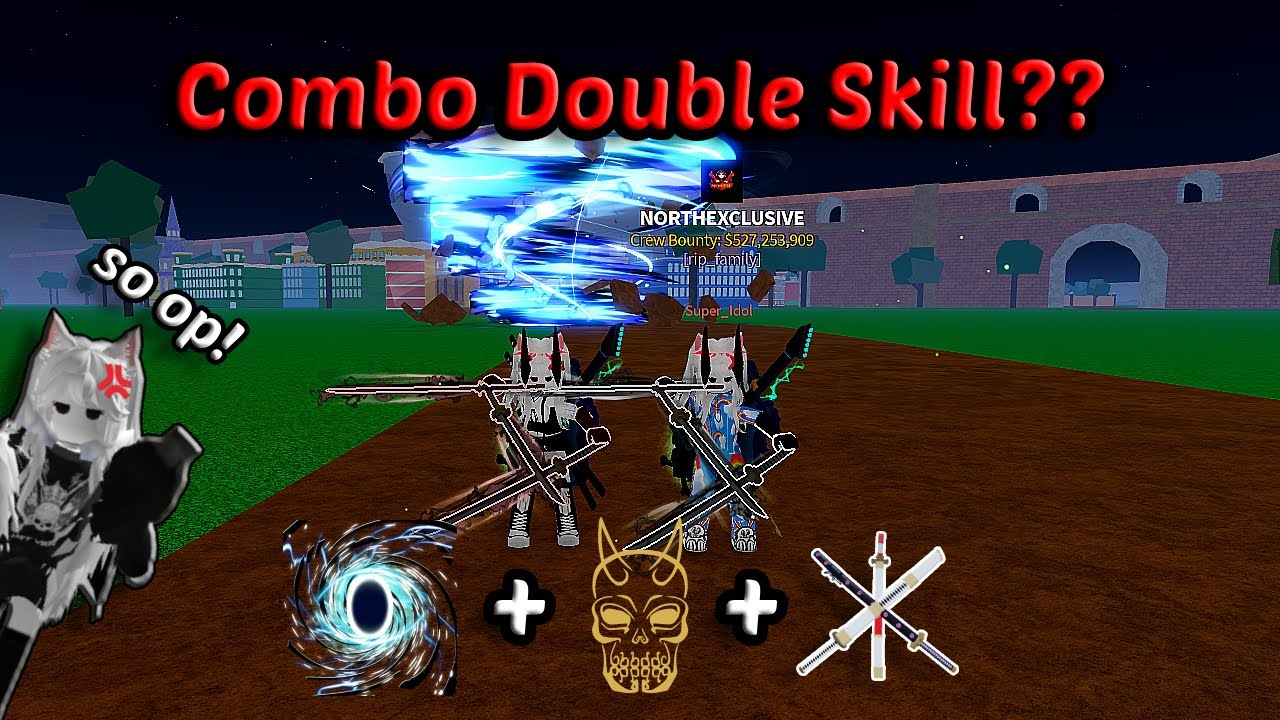 Лучшая комбо-портал с тройной истинной катаной. Может ли комбо удвоить навыки??? Blox Fruits Boun...