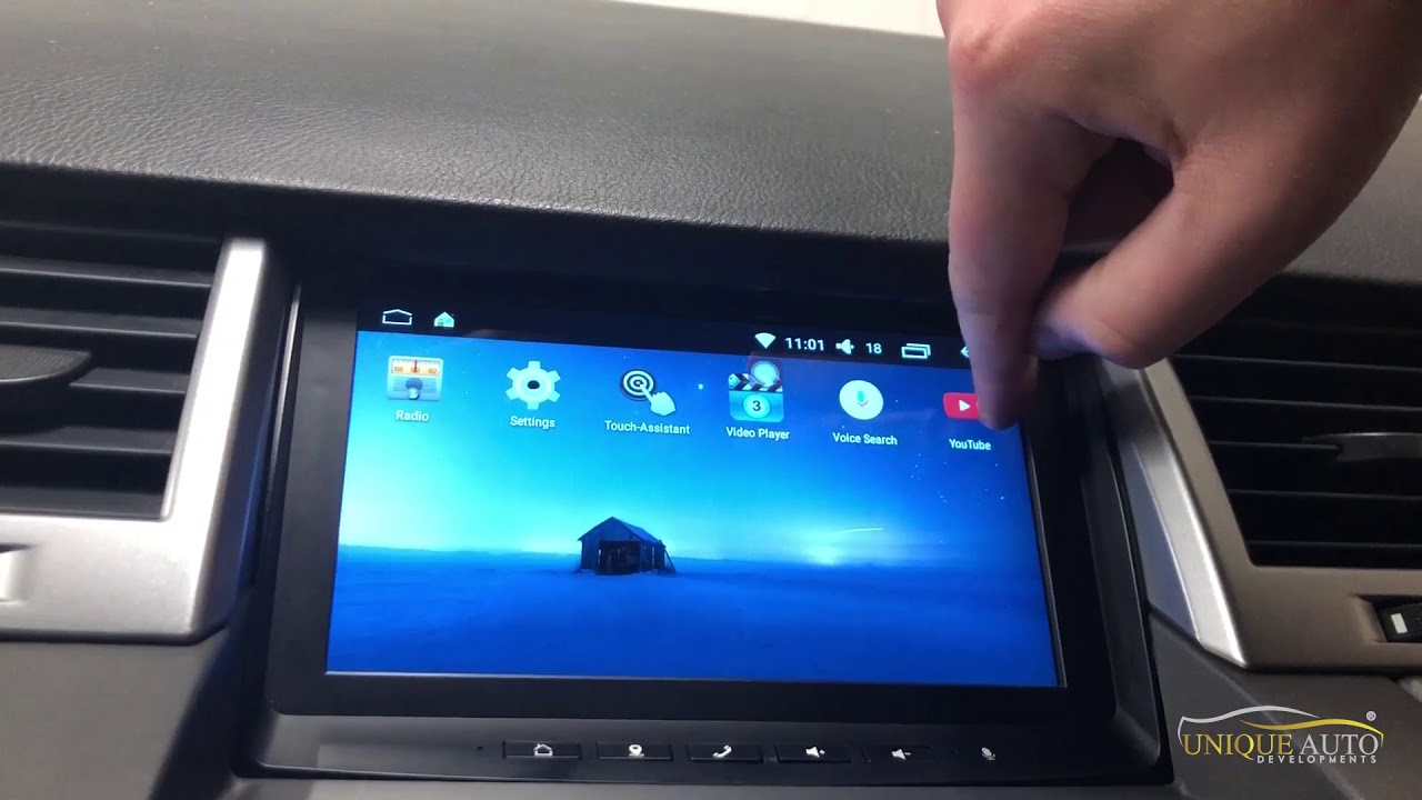 Range Rover Sport Discovery 3 CarPlay Android Navigation Demonstration Unique Auto Developments