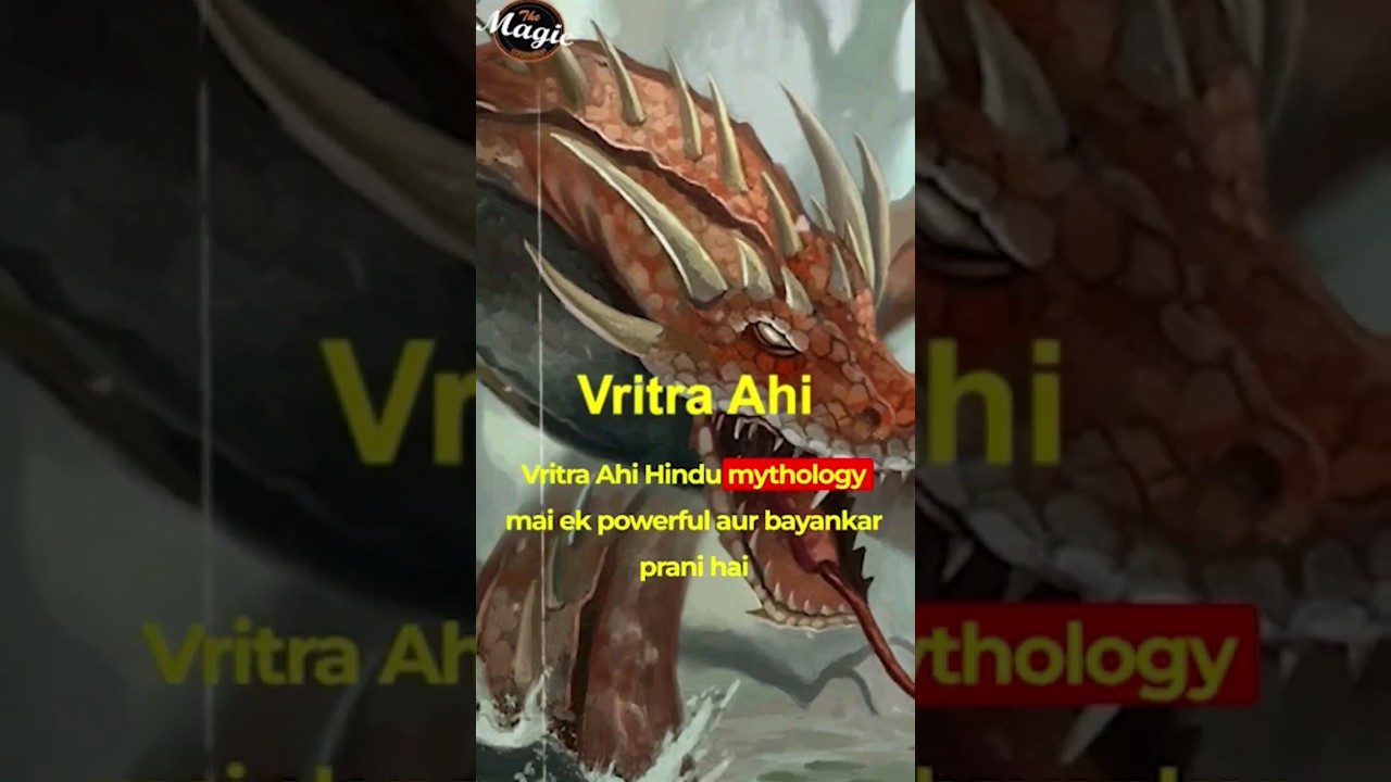 Indian Dragon : Vritra Ahi #hindugod #hinduism #hindu #hindugods  #indragod #indradev #vritra