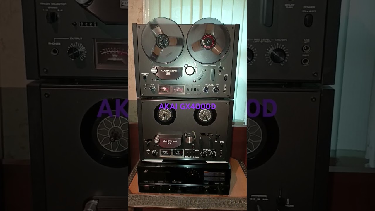 AKAI GX4000D, made in Japan. #retro