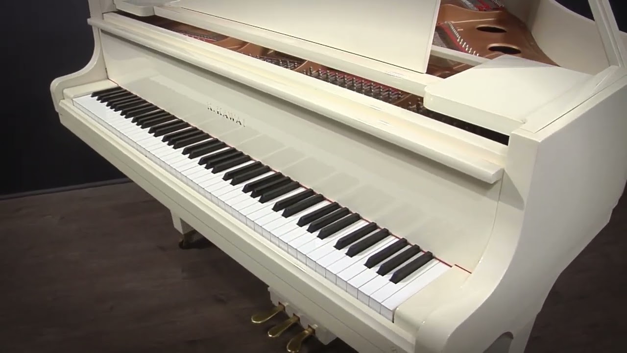 Kawai GE-1 5'1" Baby Grand Piano Ivory White (