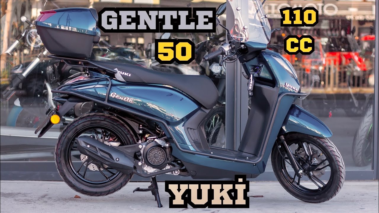 Yuki Gentle 50 | 110 cc | İnceleme | Scooter | Bafra | Uçar Motosiklet
