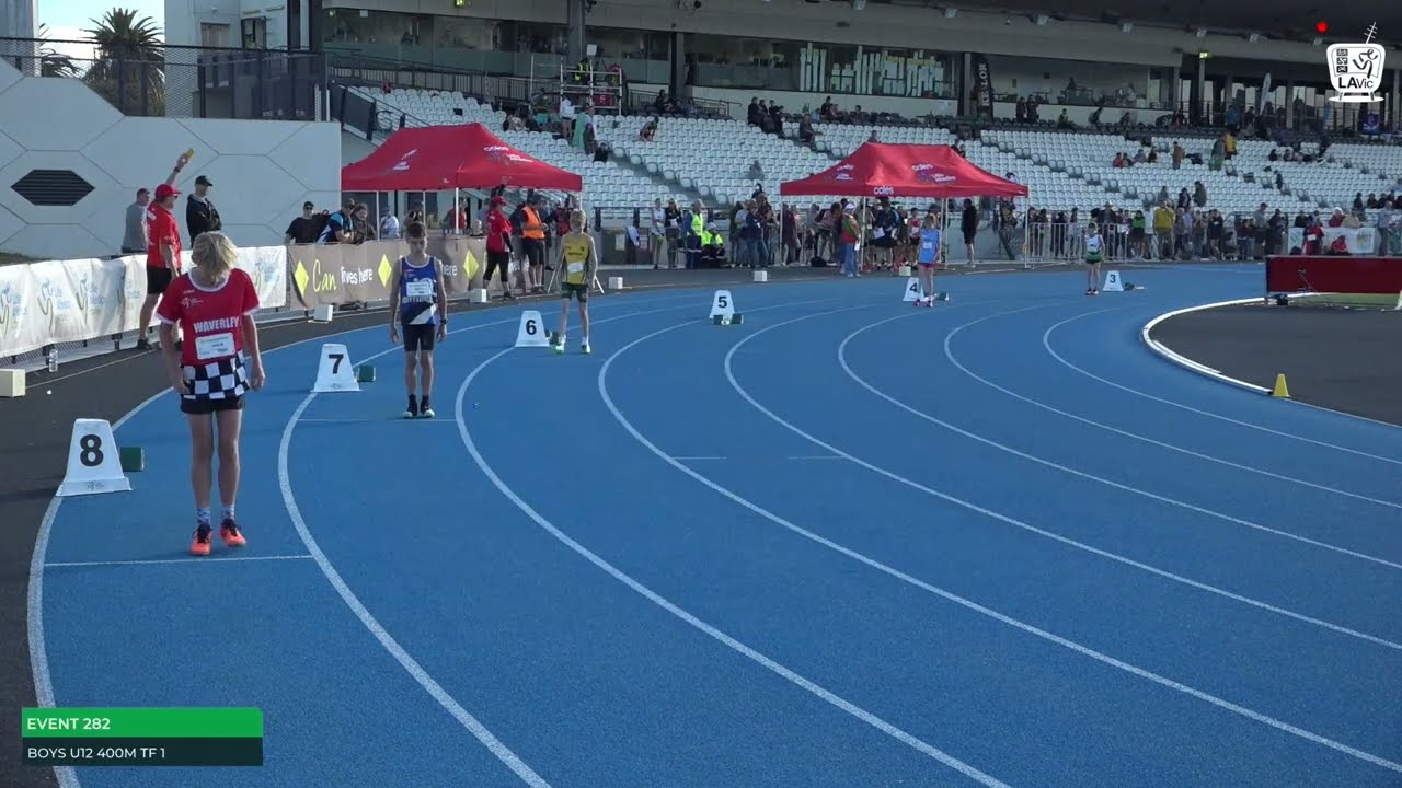 Boys U12 400m Timed Final 1: 2022/23 State Track and Field Championships
