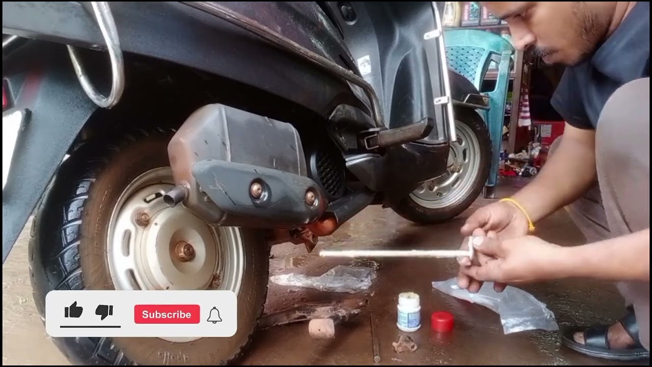 Activa 6g || Main Stand Pin Change @dayanandautomobile
