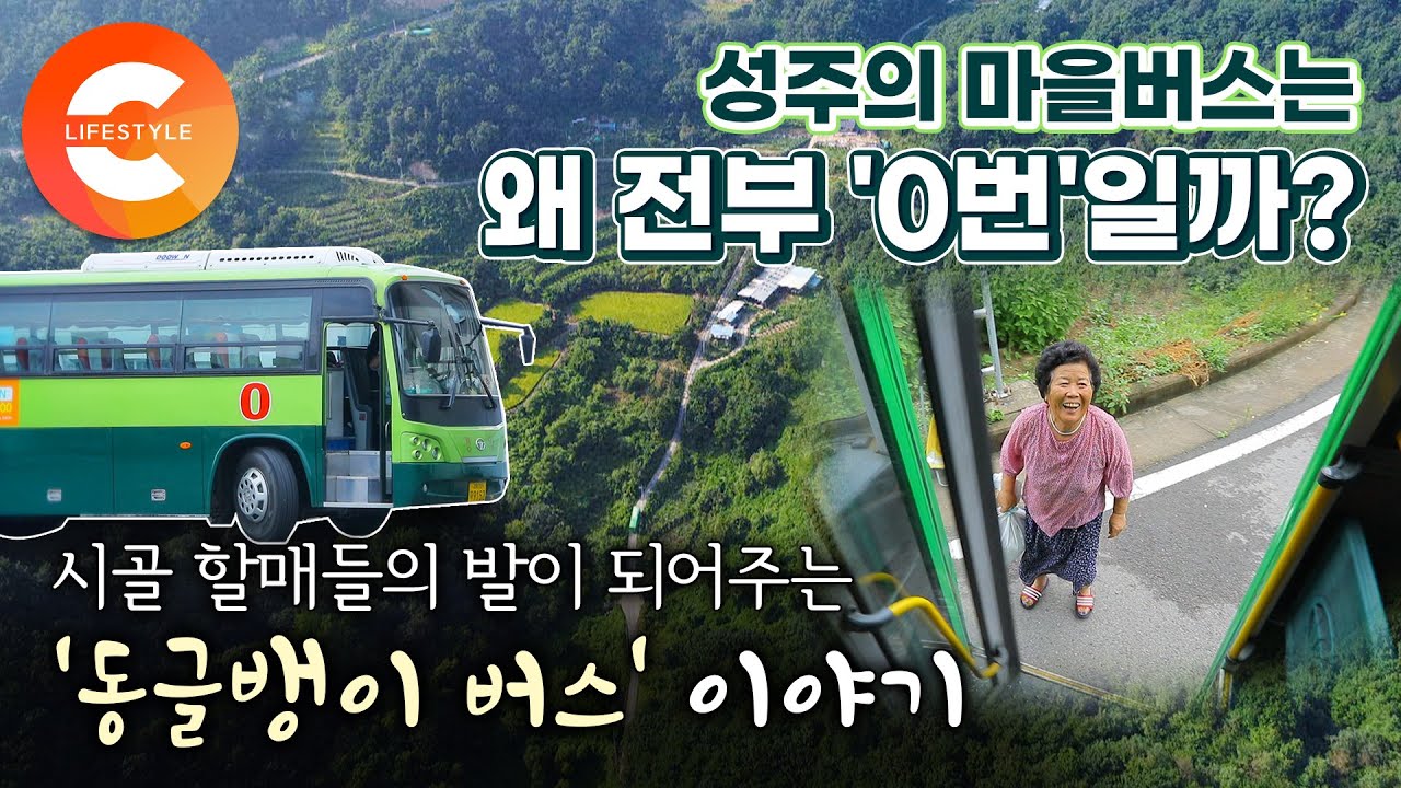 성주의 마을버스들이 모두 0번인 이유? 단 한 분의 어르신을 위해서라도 달린다🚌 글자를 모르는 시골 할매들의 발이 되어주는 ‘동글뱅이 버스’ 이야기ㅣ경북 성주