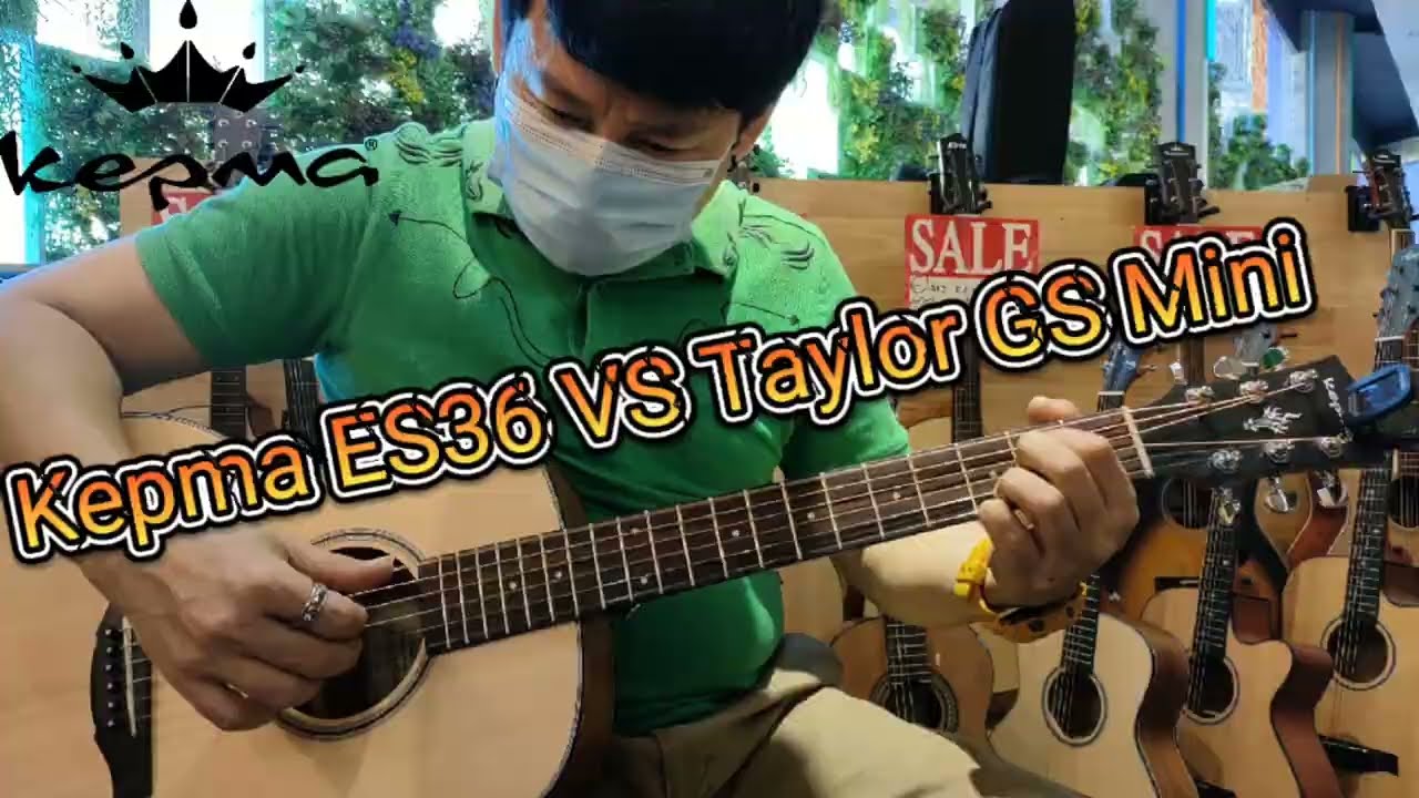 ลองเทียบ Kepma ES36 ราคา 4,xxx VS Taylor GS mini Rosewood