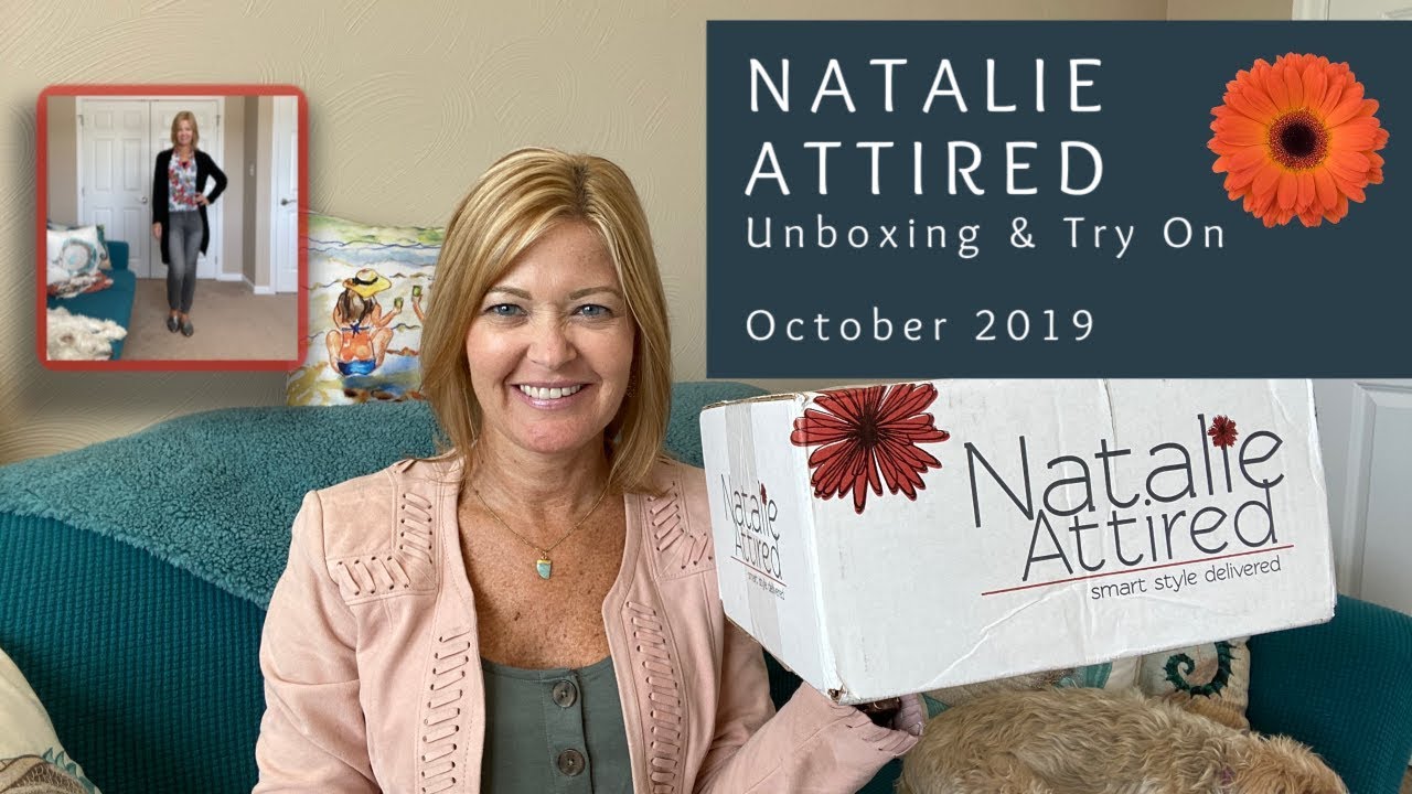 Natalie Attired - October 2019:  Unboxing & Try On...prints & basics for fall!