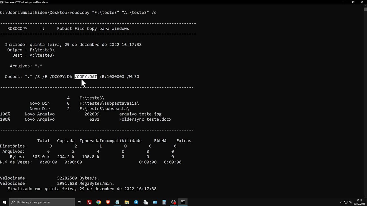 Como Copiar Pastas E Arquivos Com O Robocopy - Videoaula 2