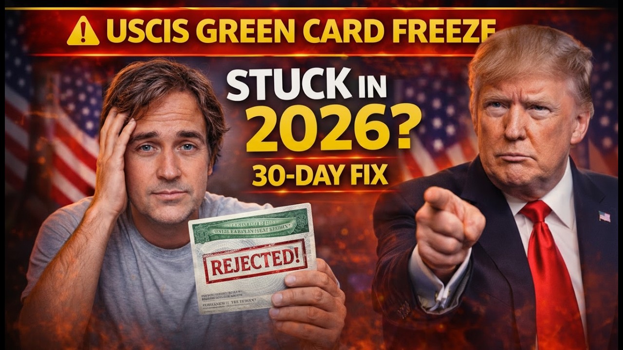 USCIS Green Card Freeze 2026  Why Stuck & 30 Day Fix