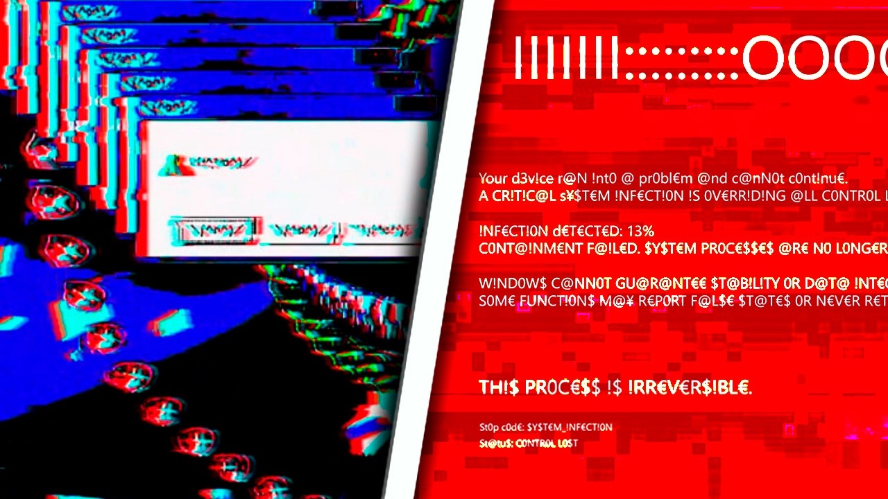 Psychedelic Virus Destroyed My PC | Windows Killscreen