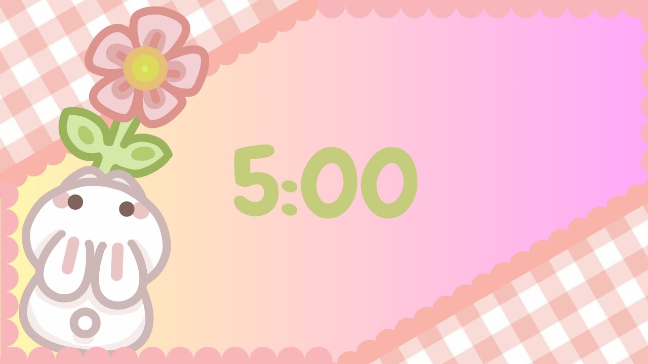 5-Minute Timer | Bunny Edition! 🐰