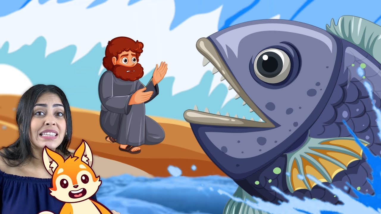 Jonas e o Grande Peixe - Historia Bíblica Infantil