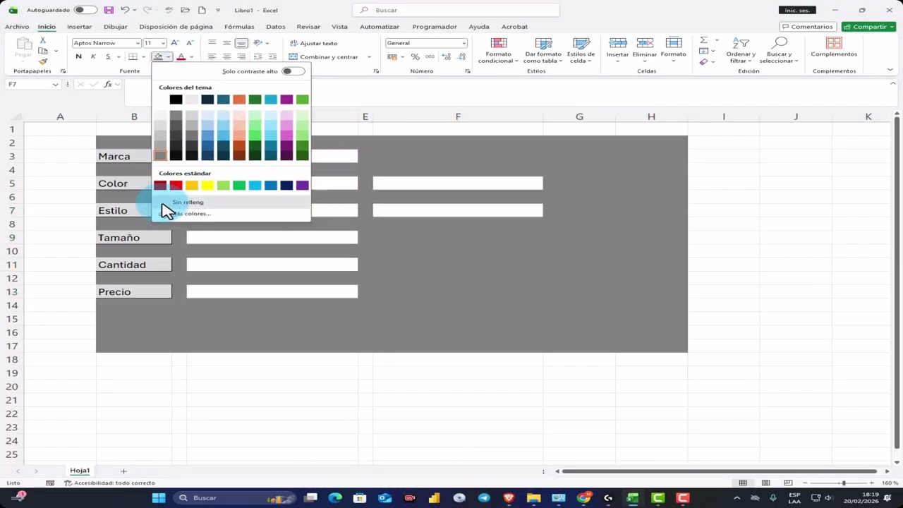 2026 formulario con macros zapatería Maya Excel 365 y Visual Basic ComProTec