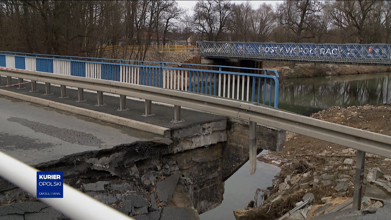 Po pięciu miesiącach po powodzi odbudowa wciąż trwa. W Krapkowicach powstanie nowy most