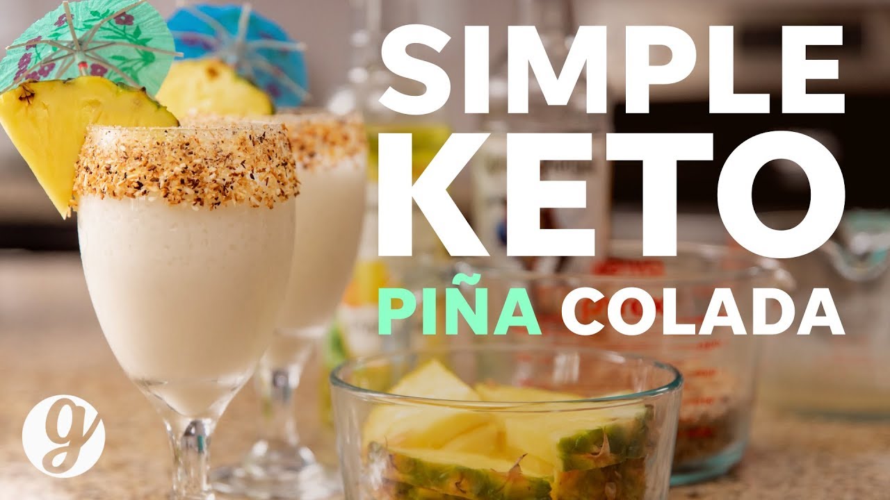 Keto Piña Colada Recipe with Just 3 Ingredients | GRATEFUL