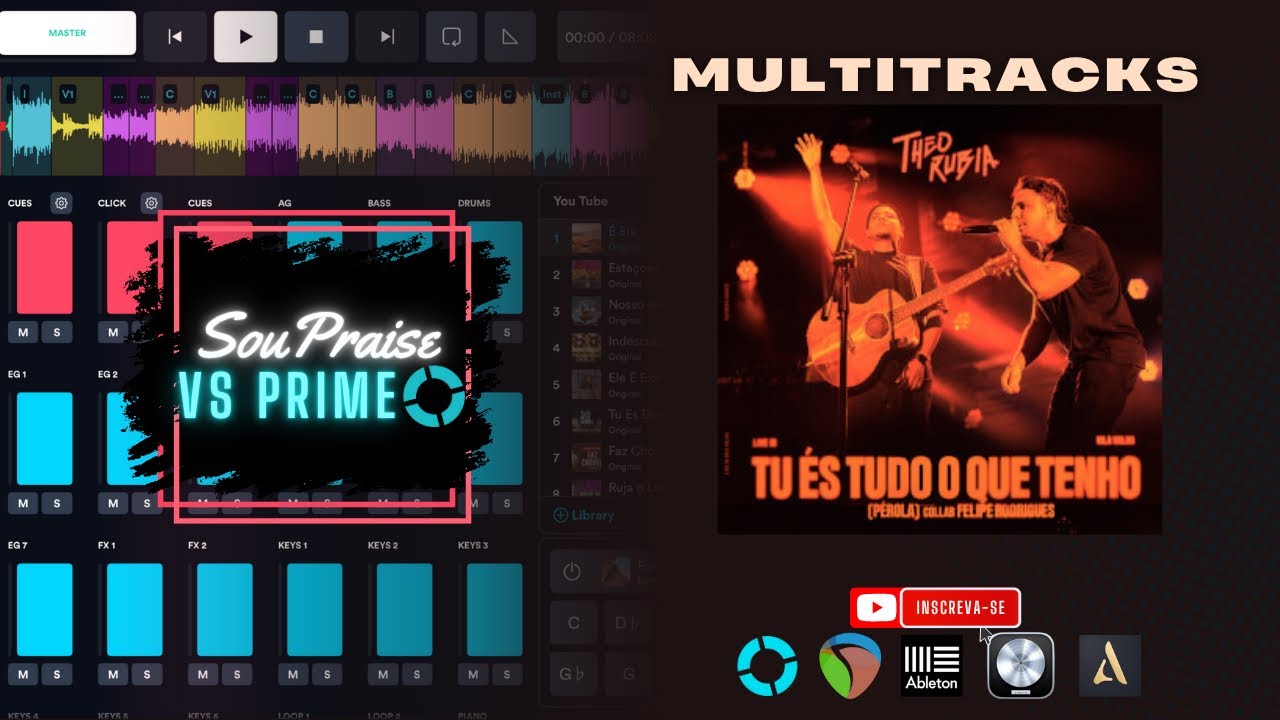 MultiTrack | Tu &Eacute;s Tudo o Que Tenho (P&eacute;rola) | Theo Rubia e Felipe Rodrigues