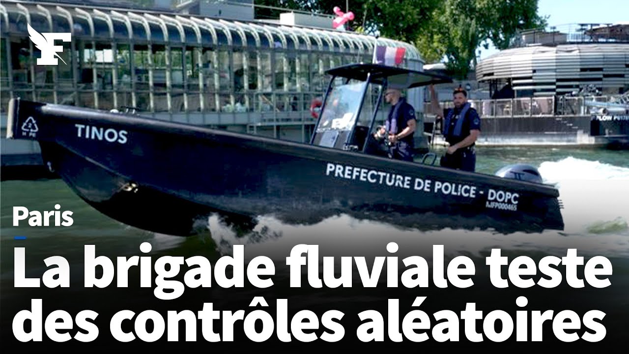 Alcool, drogue... La Brigade Fluviale de Paris opère ses nouveaux contrôles