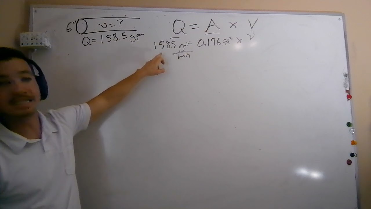 Water Math: Calculating Velocity