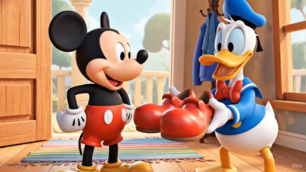 Mickey Mouse Lost & Found Adventure 🐭🎒  Learn Object Names for Kids  Funny Learning Story #learning
