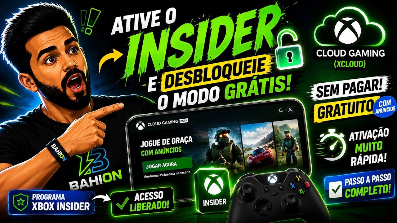 😱 Como ativar o Xbox Insider e desbloquear a xCloud GR&Aacute;TIS